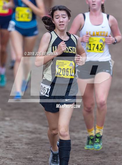 Thumbnail 1 in CIF State Cross Country Championships (Girls D3 Race) photogallery.