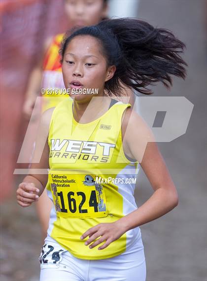 Thumbnail 1 in CIF State Cross Country Championships (Girls D3 Race) photogallery.