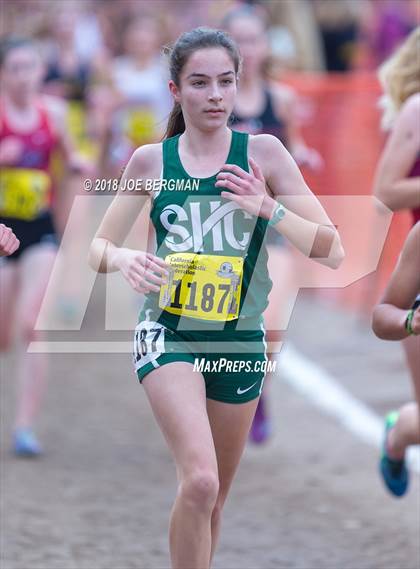 Thumbnail 2 in CIF State Cross Country Championships (Girls D3 Race) photogallery.