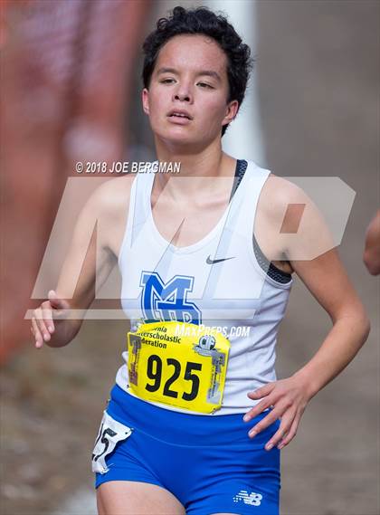 Thumbnail 2 in CIF State Cross Country Championships (Girls D3 Race) photogallery.