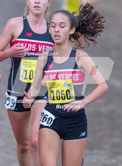 Thumbnail 1 in CIF State Cross Country Championships (Girls D3 Race) photogallery.