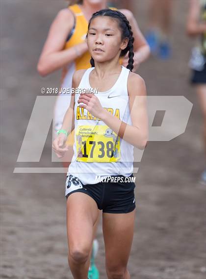 Thumbnail 3 in CIF State Cross Country Championships (Girls D3 Race) photogallery.