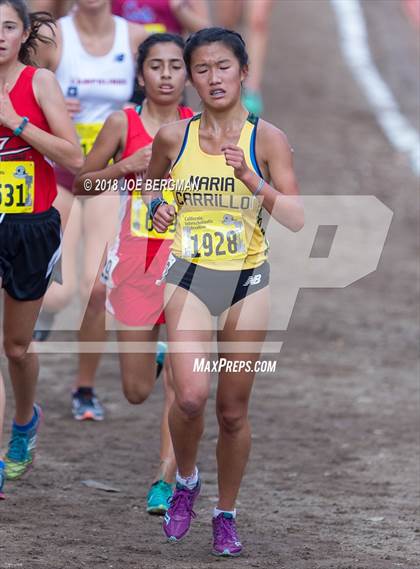 Thumbnail 2 in CIF State Cross Country Championships (Girls D3 Race) photogallery.