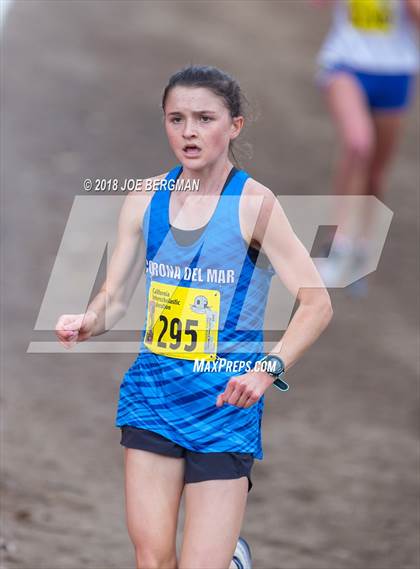 Thumbnail 2 in CIF State Cross Country Championships (Girls D3 Race) photogallery.