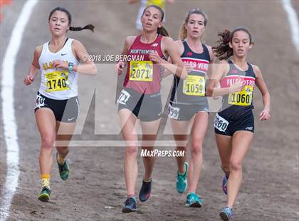 Thumbnail 3 in CIF State Cross Country Championships (Girls D3 Race) photogallery.