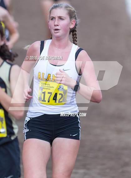 Thumbnail 2 in CIF State Cross Country Championships (Girls D3 Race) photogallery.