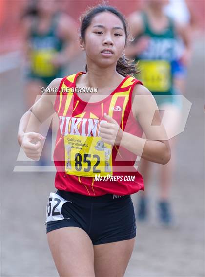 Thumbnail 2 in CIF State Cross Country Championships (Girls D3 Race) photogallery.