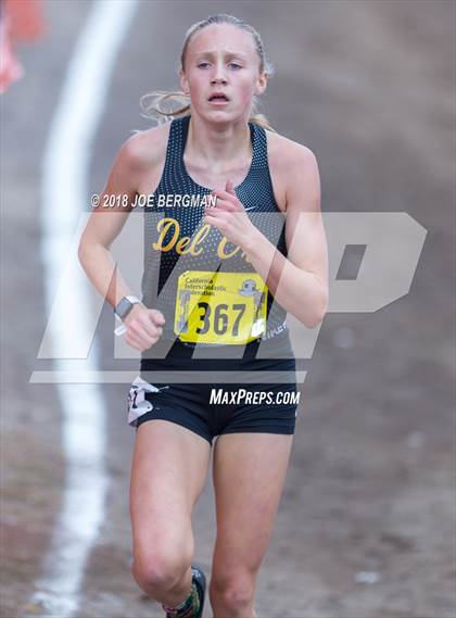 Thumbnail 3 in CIF State Cross Country Championships (Girls D3 Race) photogallery.