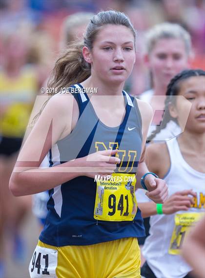 Thumbnail 1 in CIF State Cross Country Championships (Girls D3 Race) photogallery.