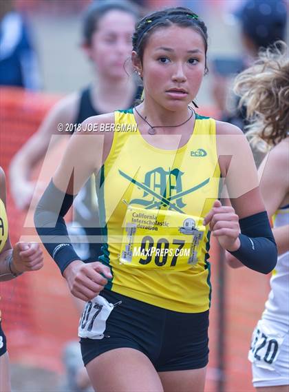 Thumbnail 1 in CIF State Cross Country Championships (Girls D3 Race) photogallery.