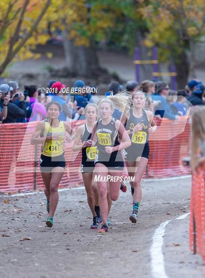 Thumbnail 1 in CIF State Cross Country Championships (Girls D3 Race) photogallery.