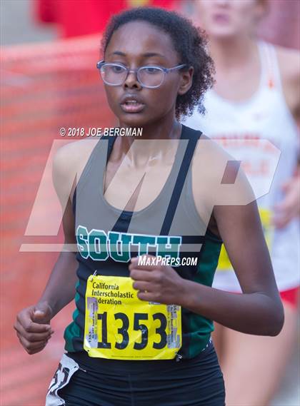 Thumbnail 2 in CIF State Cross Country Championships (Girls D3 Race) photogallery.
