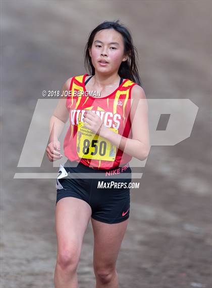 Thumbnail 1 in CIF State Cross Country Championships (Girls D3 Race) photogallery.