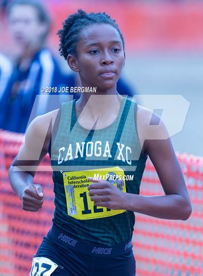 Thumbnail 1 in CIF State Cross Country Championships (Girls D3 Race) photogallery.