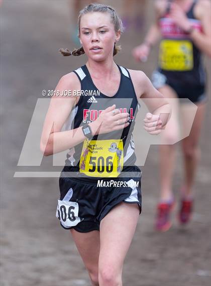Thumbnail 2 in CIF State Cross Country Championships (Girls D3 Race) photogallery.