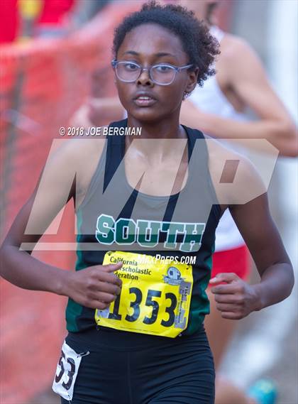 Thumbnail 1 in CIF State Cross Country Championships (Girls D3 Race) photogallery.