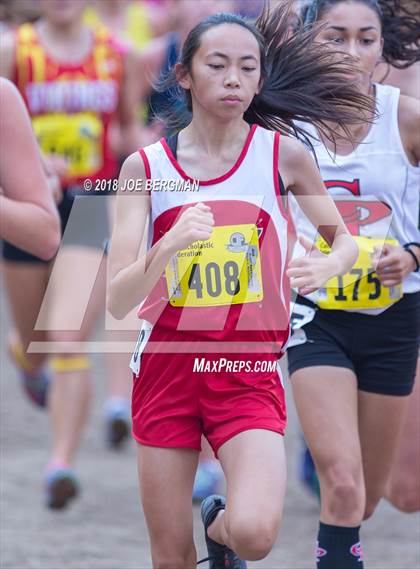 Thumbnail 2 in CIF State Cross Country Championships (Girls D3 Race) photogallery.