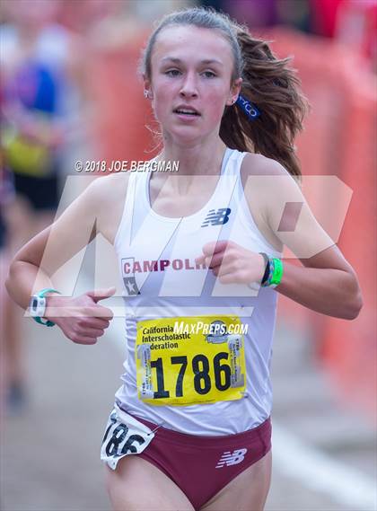 Thumbnail 1 in CIF State Cross Country Championships (Girls D3 Race) photogallery.