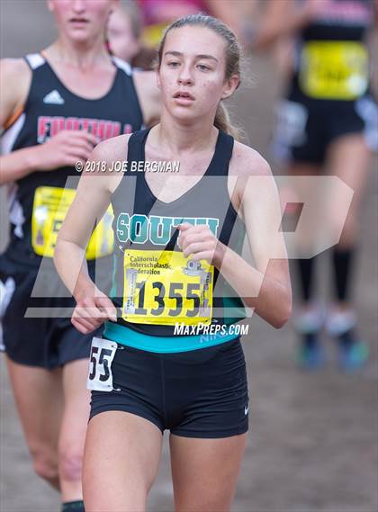 Thumbnail 1 in CIF State Cross Country Championships (Girls D3 Race) photogallery.