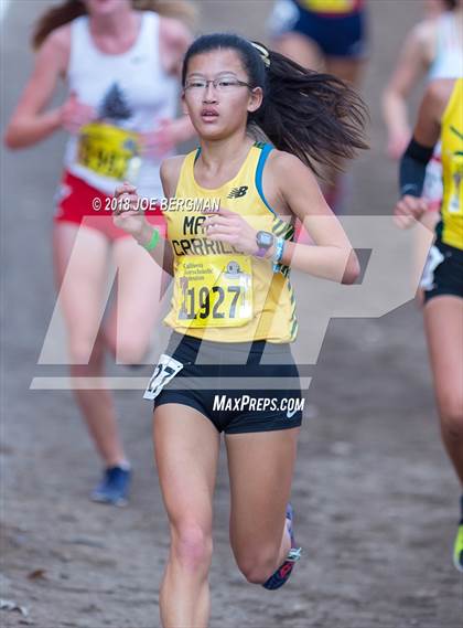 Thumbnail 1 in CIF State Cross Country Championships (Girls D3 Race) photogallery.
