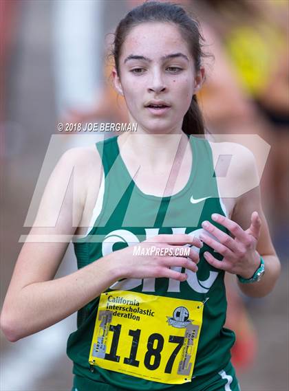 Thumbnail 2 in CIF State Cross Country Championships (Girls D3 Race) photogallery.