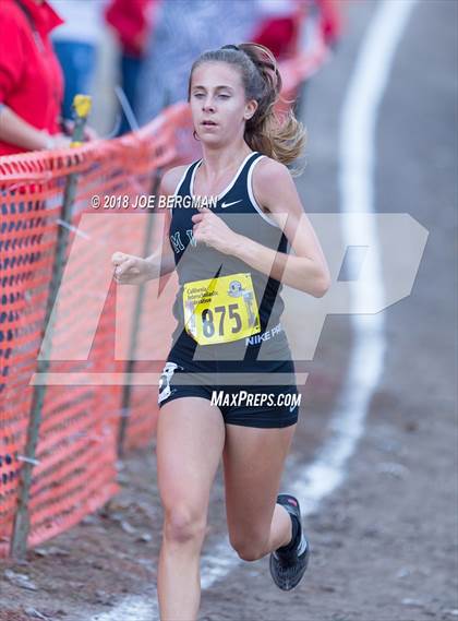Thumbnail 1 in CIF State Cross Country Championships (Girls D3 Race) photogallery.