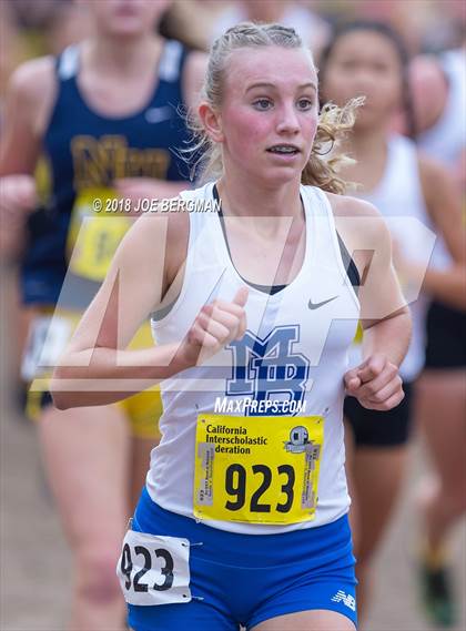 Thumbnail 2 in CIF State Cross Country Championships (Girls D3 Race) photogallery.