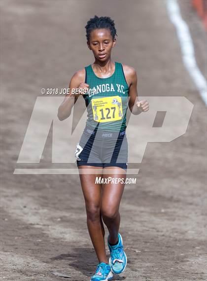 Thumbnail 2 in CIF State Cross Country Championships (Girls D3 Race) photogallery.