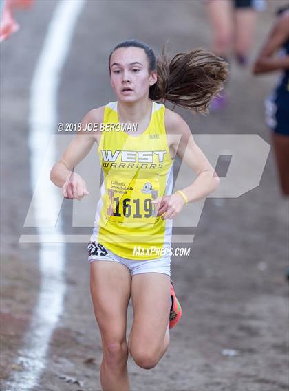 Thumbnail 1 in CIF State Cross Country Championships (Girls D3 Race) photogallery.