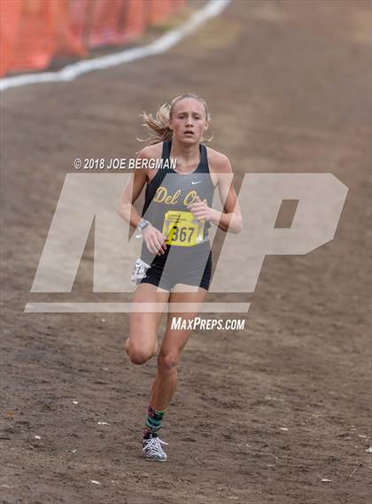 Thumbnail 2 in CIF State Cross Country Championships (Girls D3 Race) photogallery.