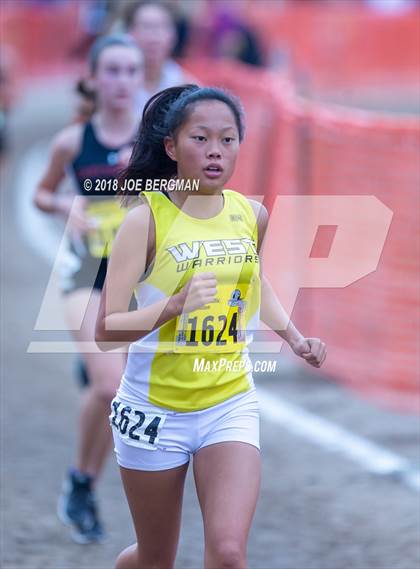 Thumbnail 2 in CIF State Cross Country Championships (Girls D3 Race) photogallery.