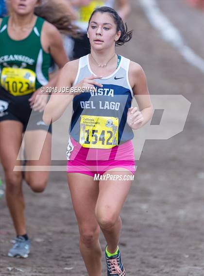 Thumbnail 1 in CIF State Cross Country Championships (Girls D3 Race) photogallery.