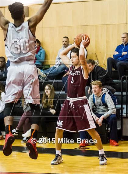Thumbnail 2 in MacDuffie vs Bridgton Academy (St Andrew's Holiday Classic) photogallery.