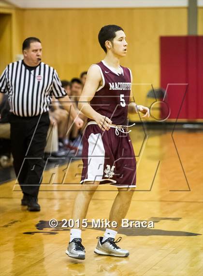 Thumbnail 2 in MacDuffie vs Bridgton Academy (St Andrew's Holiday Classic) photogallery.