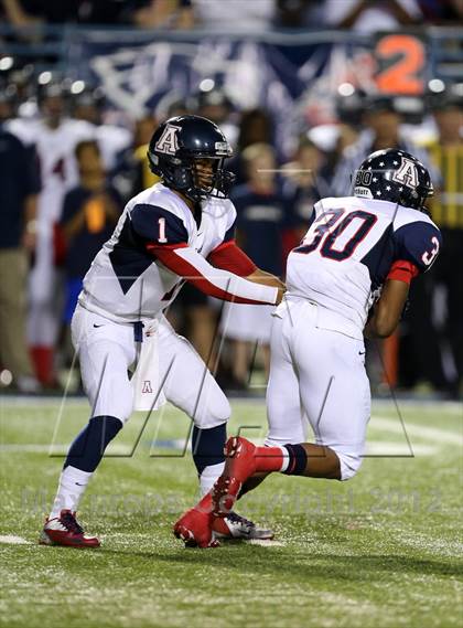 Thumbnail 1 in Allen vs. Round Rock Westwood (UIL 5A Division 1 Regional Playoff) photogallery.