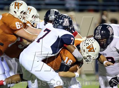 Thumbnail 1 in Allen vs. Round Rock Westwood (UIL 5A Division 1 Regional Playoff) photogallery.