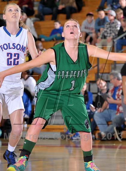Thumbnail 2 in Ponderosa vs. Folsom (Lady Bulldogs Winter Classic) photogallery.