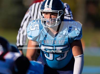 Thumbnail 2 in Johnston City @ Mater Dei (IHSA 2A Second Round Playoff) photogallery.