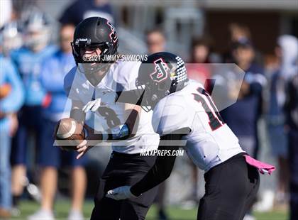 Thumbnail 1 in Johnston City @ Mater Dei (IHSA 2A Second Round Playoff) photogallery.