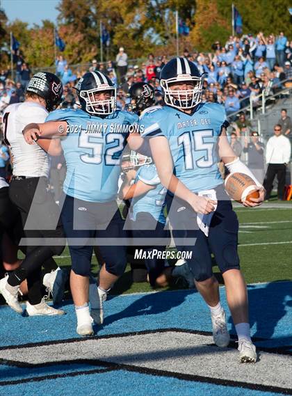 Thumbnail 3 in Johnston City @ Mater Dei (IHSA 2A Second Round Playoff) photogallery.