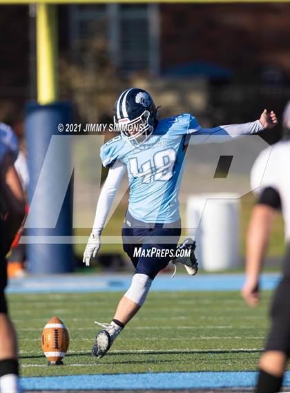 Thumbnail 1 in Johnston City @ Mater Dei (IHSA 2A Second Round Playoff) photogallery.