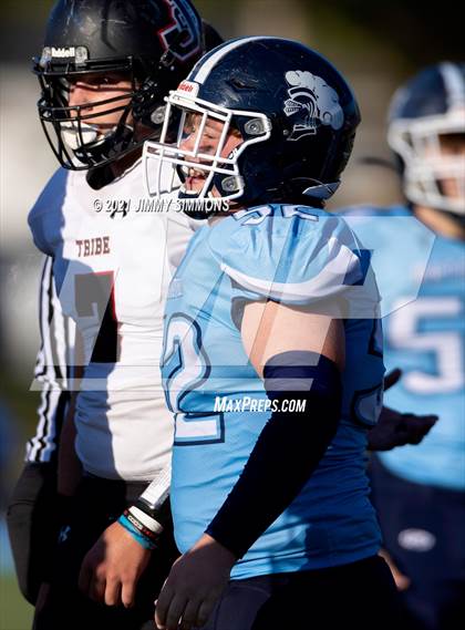 Thumbnail 3 in Johnston City @ Mater Dei (IHSA 2A Second Round Playoff) photogallery.
