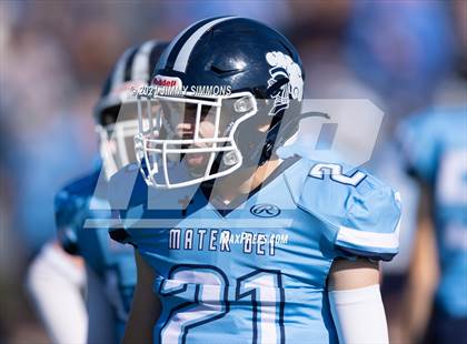 Thumbnail 2 in Johnston City @ Mater Dei (IHSA 2A Second Round Playoff) photogallery.