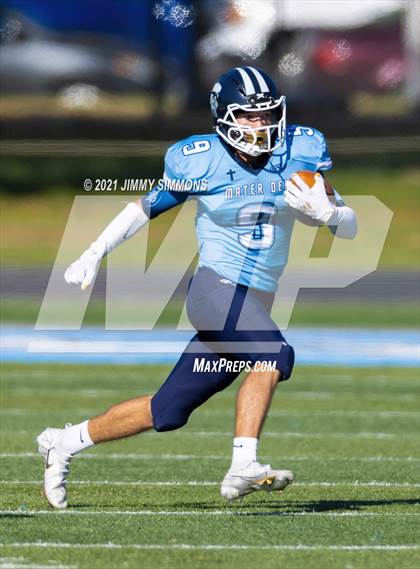 Thumbnail 3 in Johnston City @ Mater Dei (IHSA 2A Second Round Playoff) photogallery.