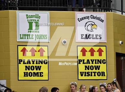 Thumbnail 2 in Danville vs. Conway Christian (AAA 2A State Playoff First Round) photogallery.