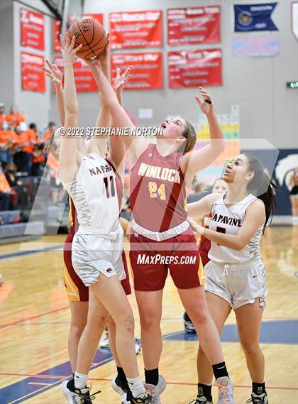 Thumbnail 1 in Winlock vs Napavine (WIAA 2B District Playoff) photogallery.