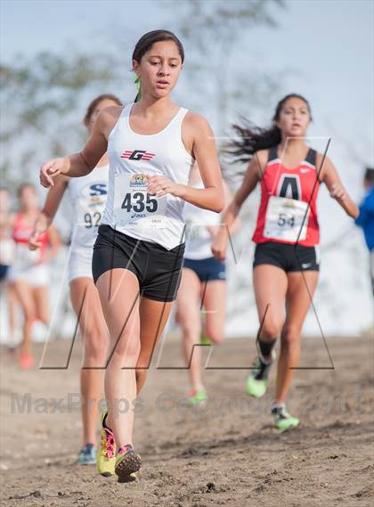 Thumbnail 2 in CIF SS Cross Country Championships (Girls D2) photogallery.