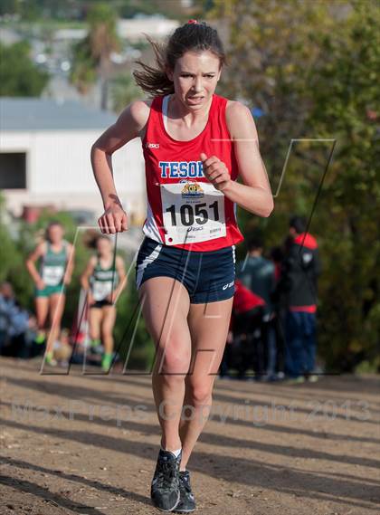 Thumbnail 2 in CIF SS Cross Country Championships (Girls D2) photogallery.