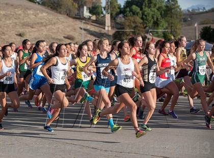 Thumbnail 2 in CIF SS Cross Country Championships (Girls D2) photogallery.