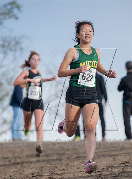 Thumbnail 2 in CIF SS Cross Country Championships (Girls D2) photogallery.